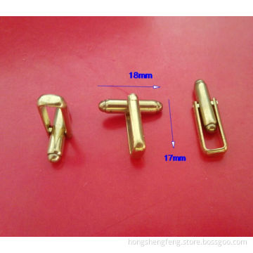 Fashion Brass Cufflink Back for Men